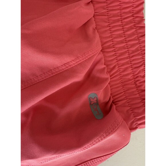 RBX Athletic Running Shorts Women Size L Pink Pull On Built-in Underwear - Picture 10 of 11